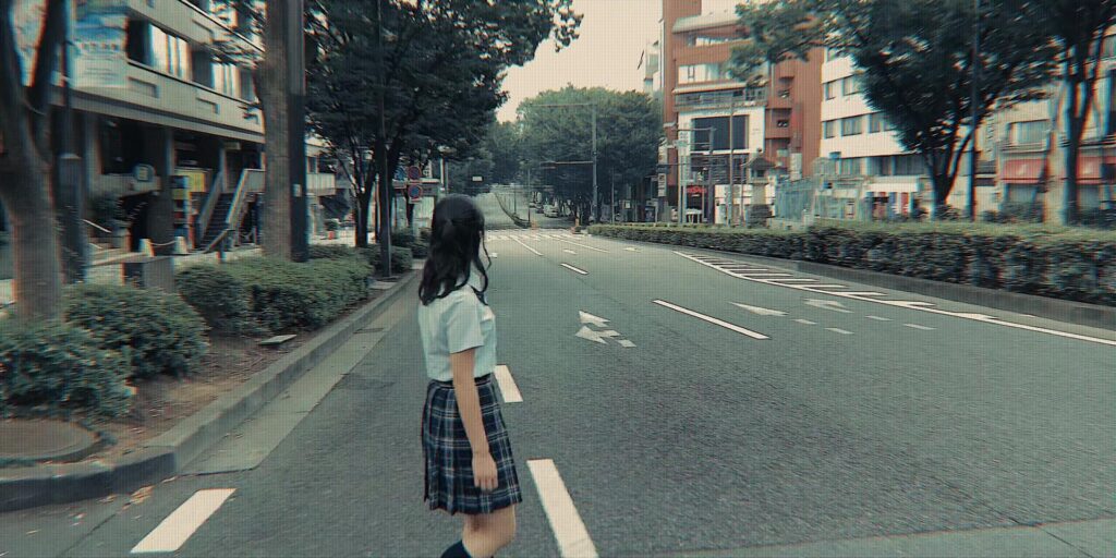 A dramatic poster for Alice in Borderland Season 4 featuring Arisu, Usagi, and another survivor standing against a dark red cityscape. The atmosphere is tense and cinematic, with bold text “Alice in Borderland Season 4” above them, symbolizing mystery, survival, and suspense.